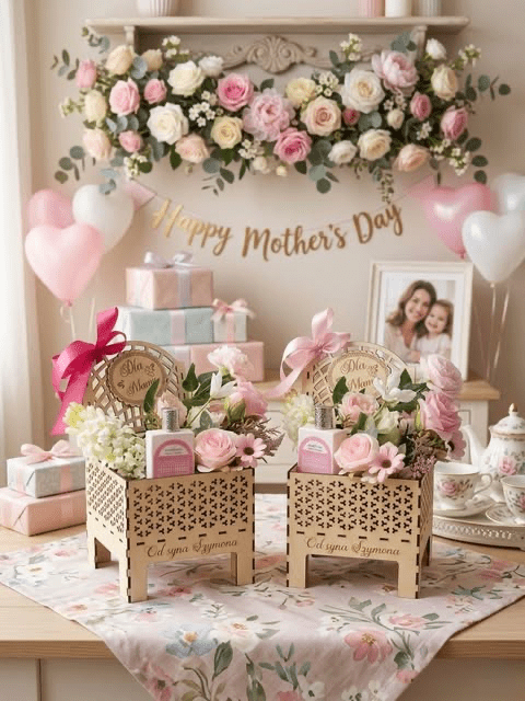 Flower Box dla Mamy - Sklep Aga Tworzy